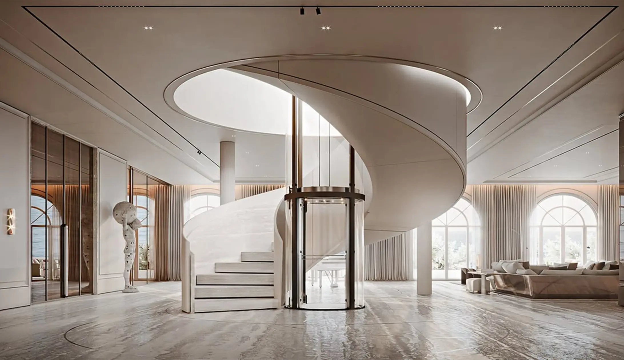 round villa