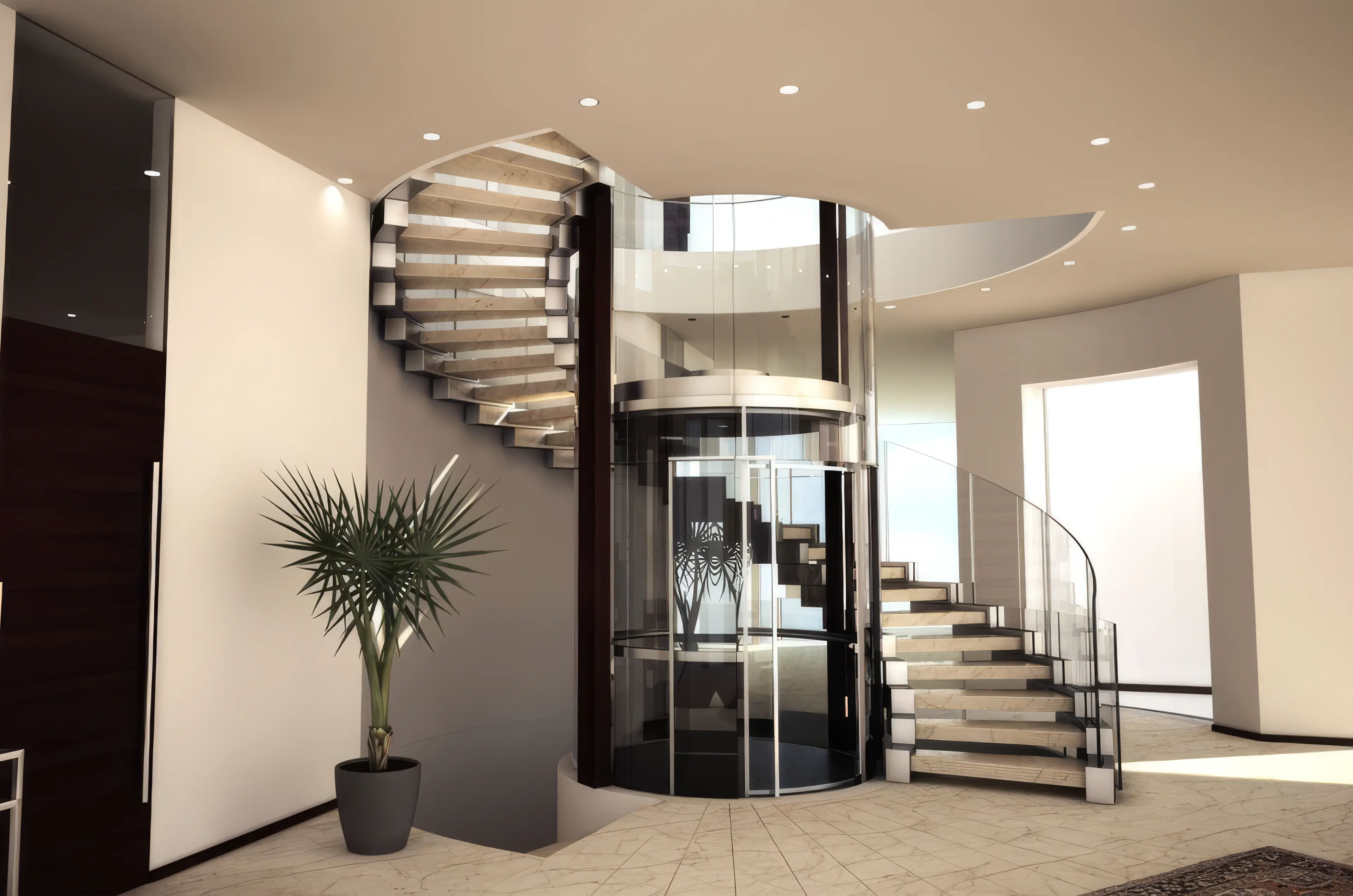 Round Villa Elevator