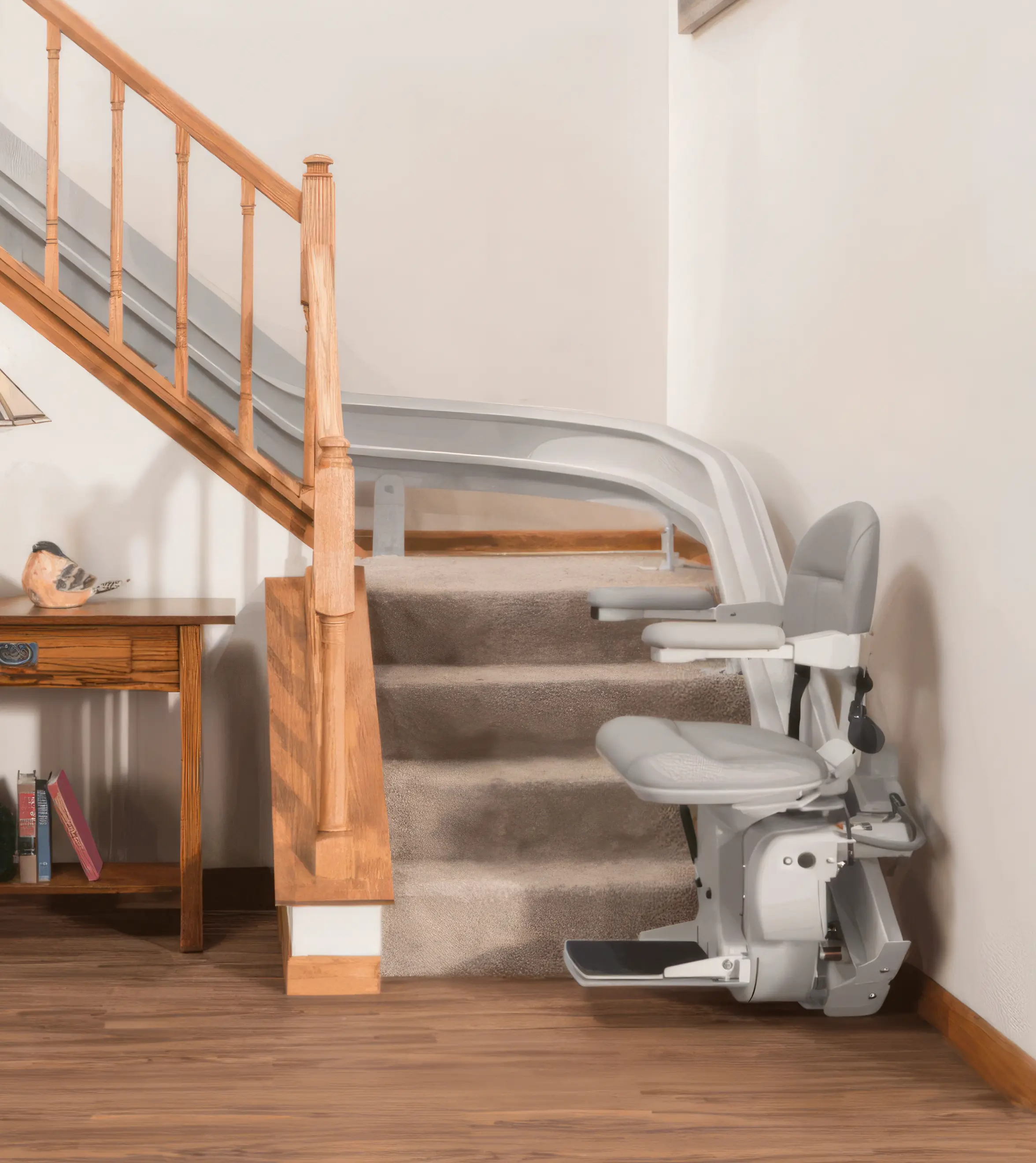 Pressure sensory safety plates embedded under footrest structure